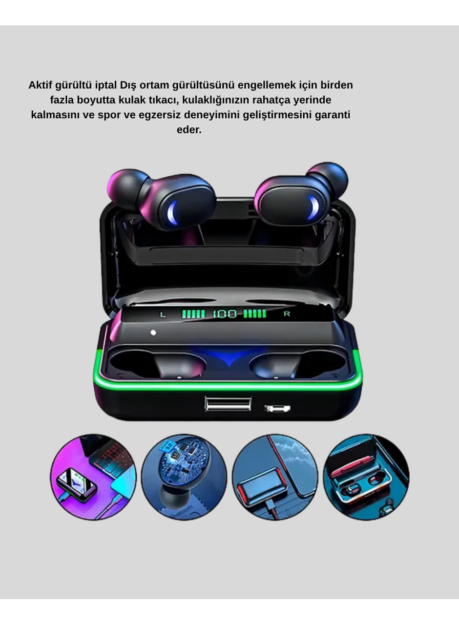 Gaming Bluetooth Kulaklık 800mAh Powerbank Düşük Gecikmeli