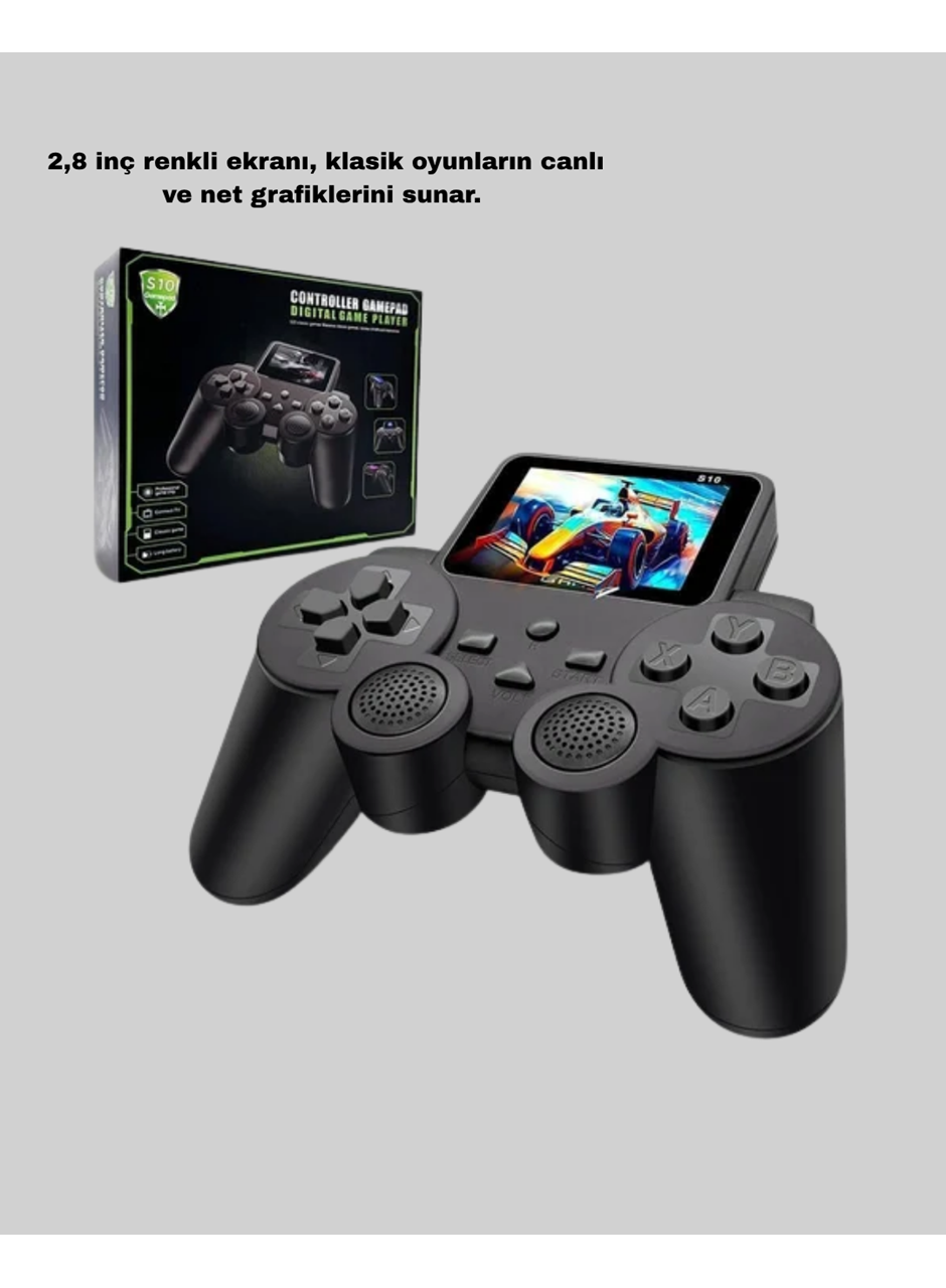 Atari S10 Taşınabilir Retro Oyun Konsolu 2.8 İnç Renkli Ekran Nostaljik