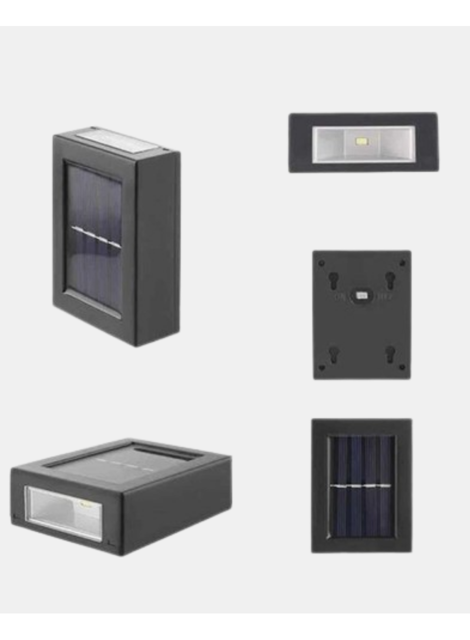 Solar Dış Mekan Aplik Su Geçirmez Dayanıklı LED Aydınlatmalı
