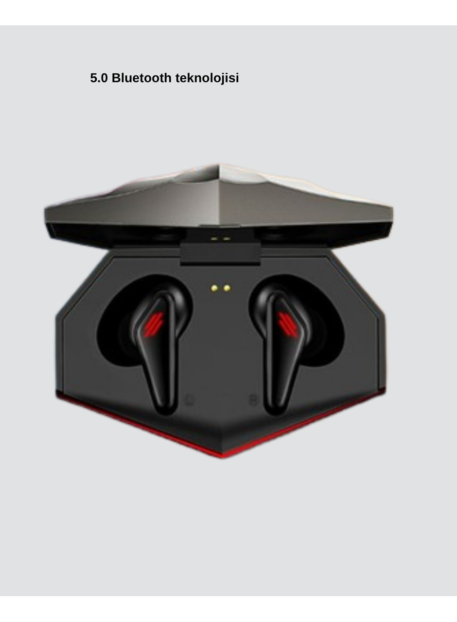 Kablosuz Bluetooth Kulaklık 5.0 Dokunmatik Kontrol Gürültü Engelleme