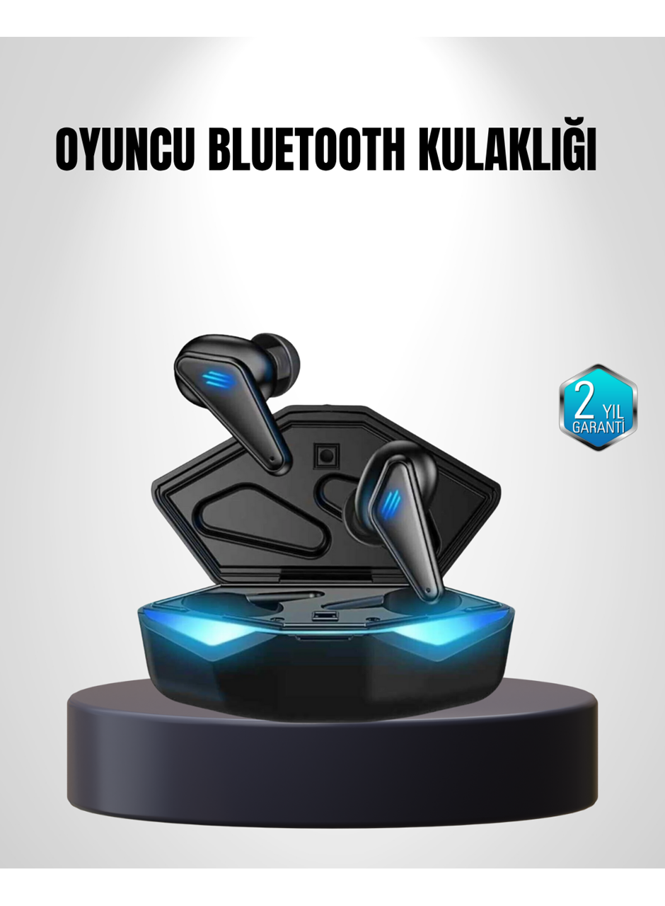 Gaming Bluetooth Kulaklık Pasif Gürültü Önlemeli 12mm Sürücülü