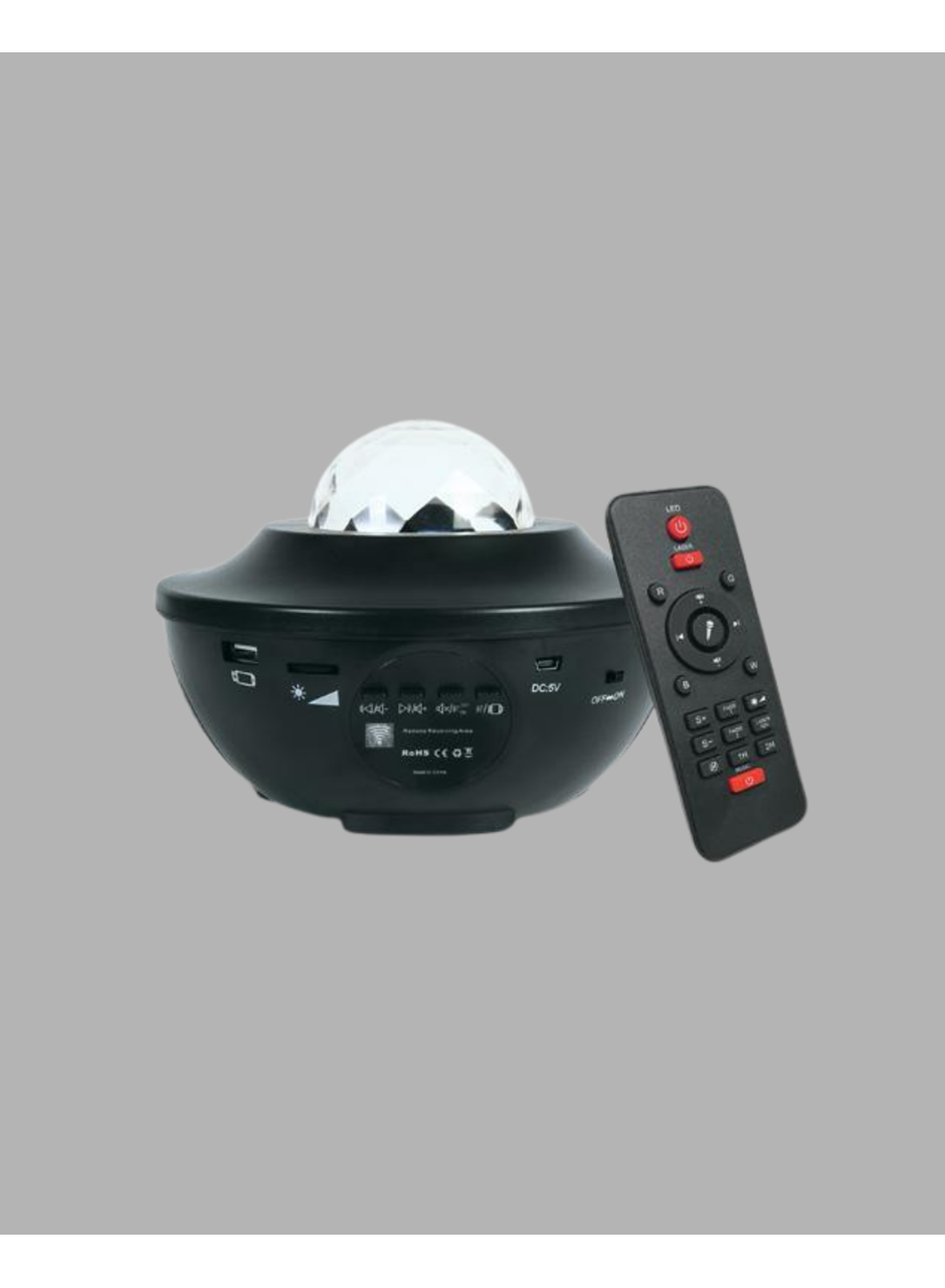 LED Yıldızlı Projektör Galaxy Modlu Renk ve Parlaklık Ayarlı Gece Lambası