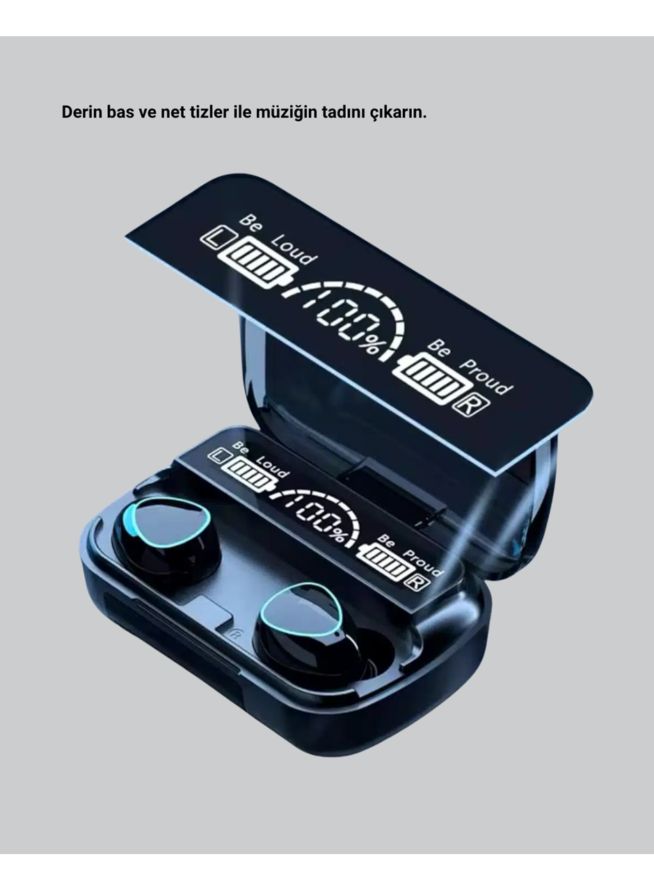 Kablosuz Bluetooth Kulaklık 5.1 Uzun Pil Ömrü Gürültü Engelleme