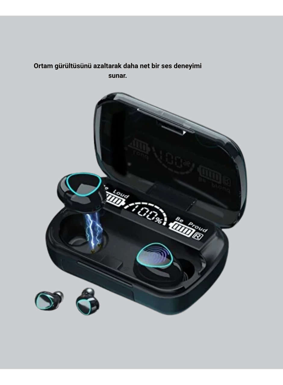 Kablosuz Bluetooth Kulaklık 5.1 Uzun Pil Ömrü Gürültü Engelleme