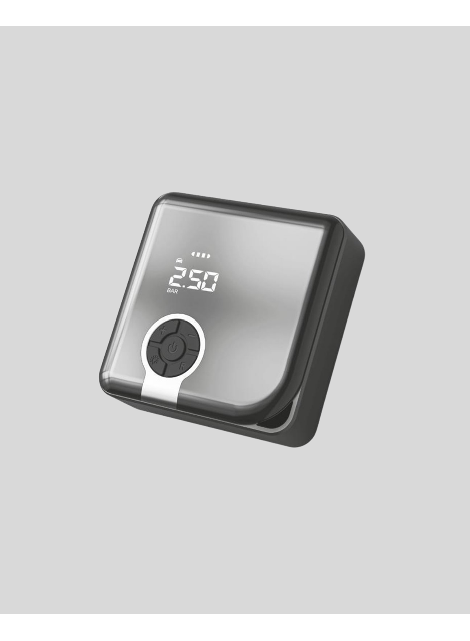 6000mAh Bataryalı Type-C Şarjlı Mini Hava Kompresörü LED Işıklı