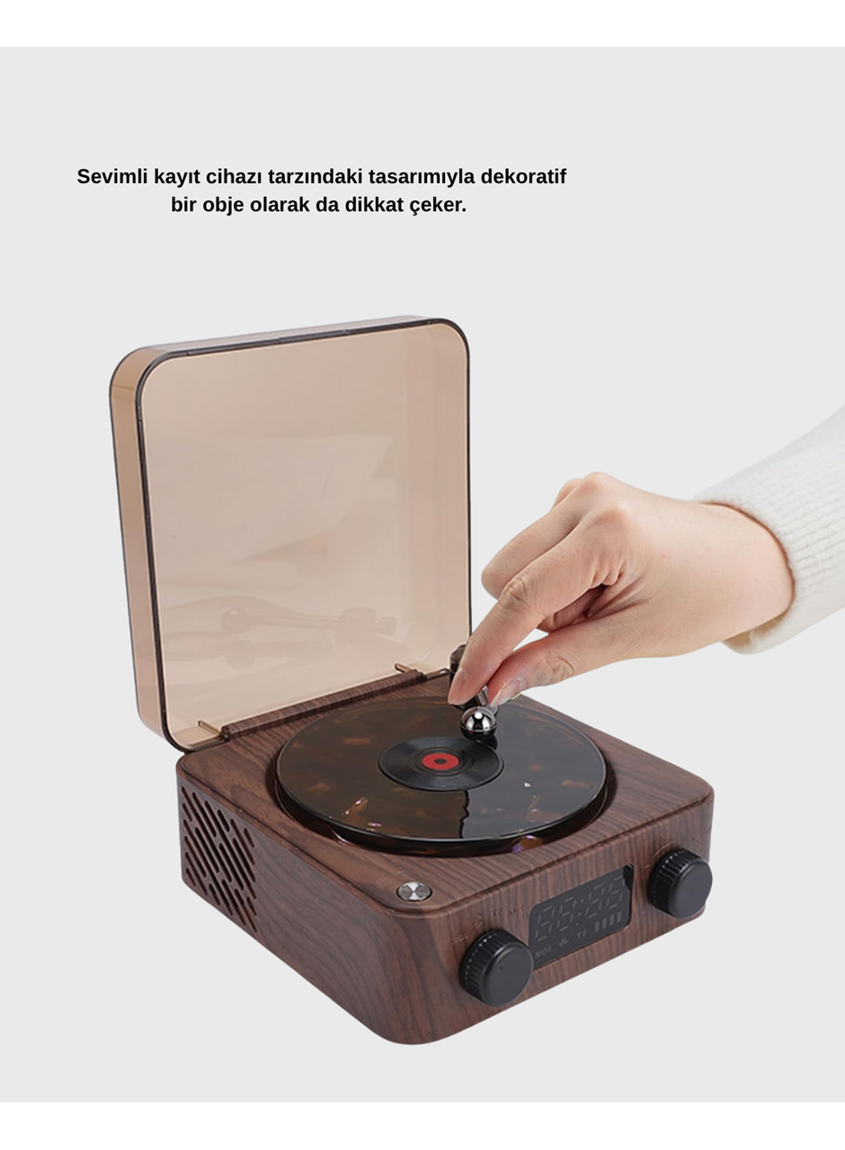 Bluetooth Hoparlörlü Gece Lambası Dijital Saat ve Ambiyans Işığı Çok Amaçlı