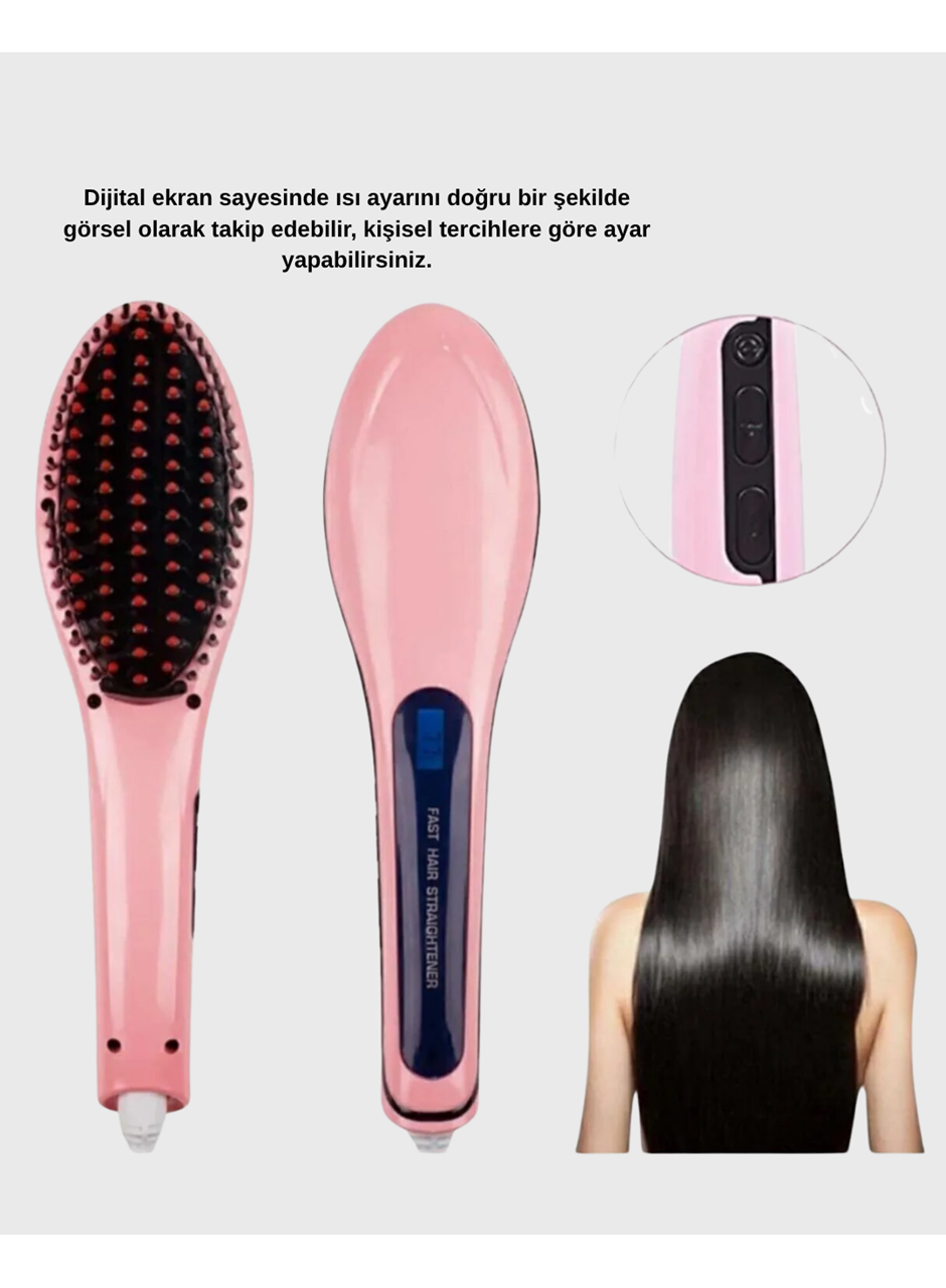 Seramik Plakalı Saç Düzleştirici Hızlı Isınan 5 Kademe Isı Ayarlı