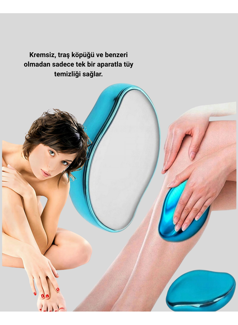 Kristal Tüy Alıcı Epilatör Kremsiz Kullanım Yüz ve Vücut İçin