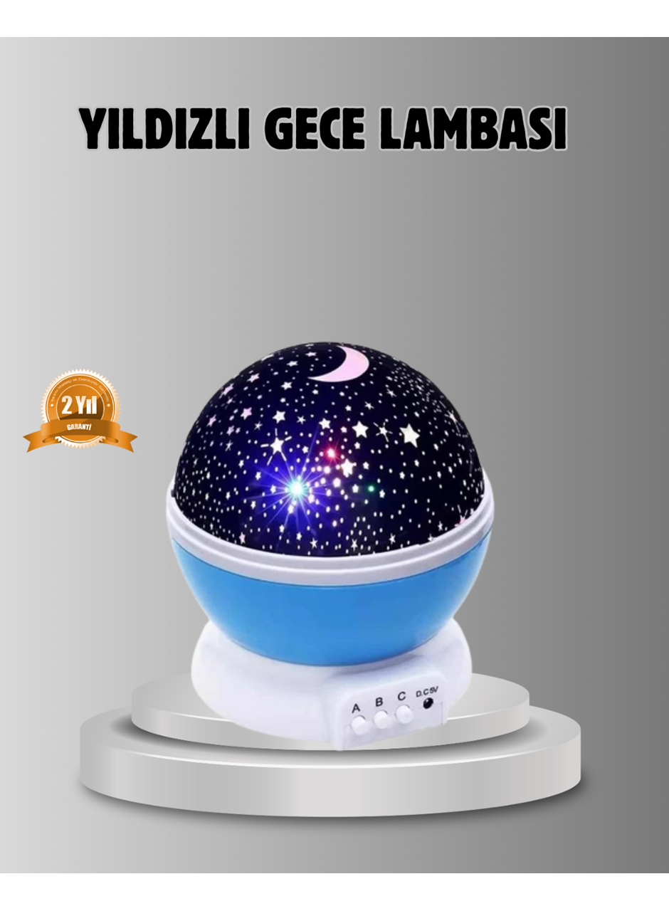 Çocuk Gece Lambası 6 Modlu Renkli LED Enerji Tasarruflu Masal Işığı