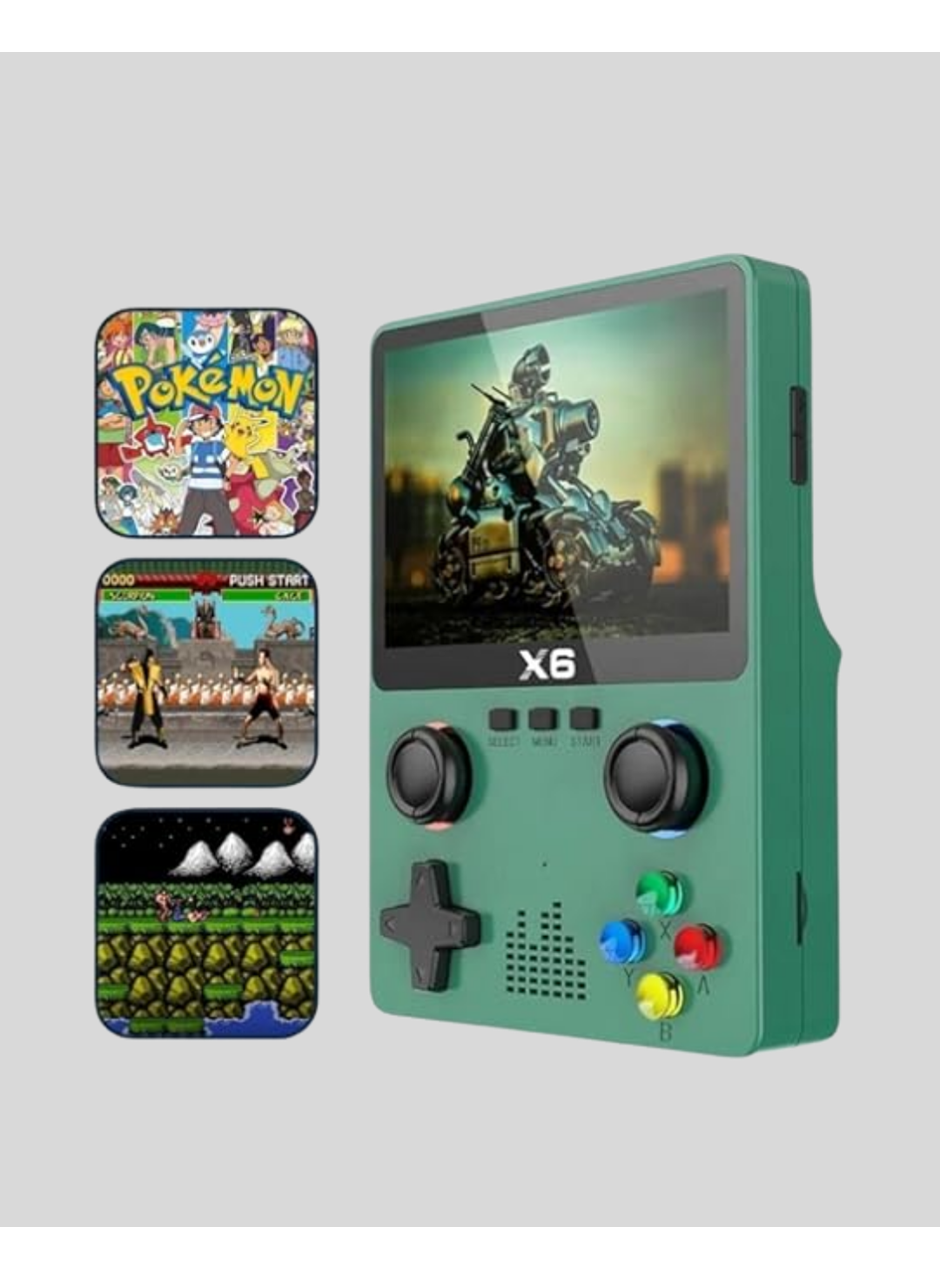 Retro Taşınabilir Konsol 3.5 IPS Ekran Ergonomik Çift LR Kontrollü