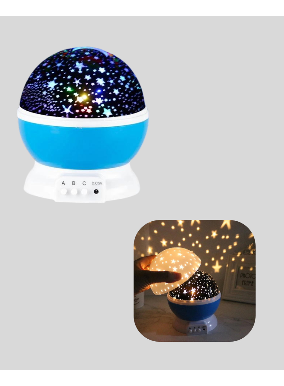 Çocuk Gece Lambası 6 Modlu Renkli LED Enerji Tasarruflu Masal Işığı