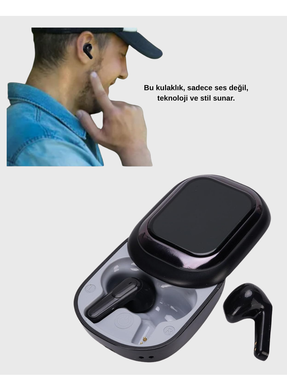 Bluetooth 5.4 Kulaklık – Gürültü Engelleme ve Akıllı Ekranlı Şarj Kutusu