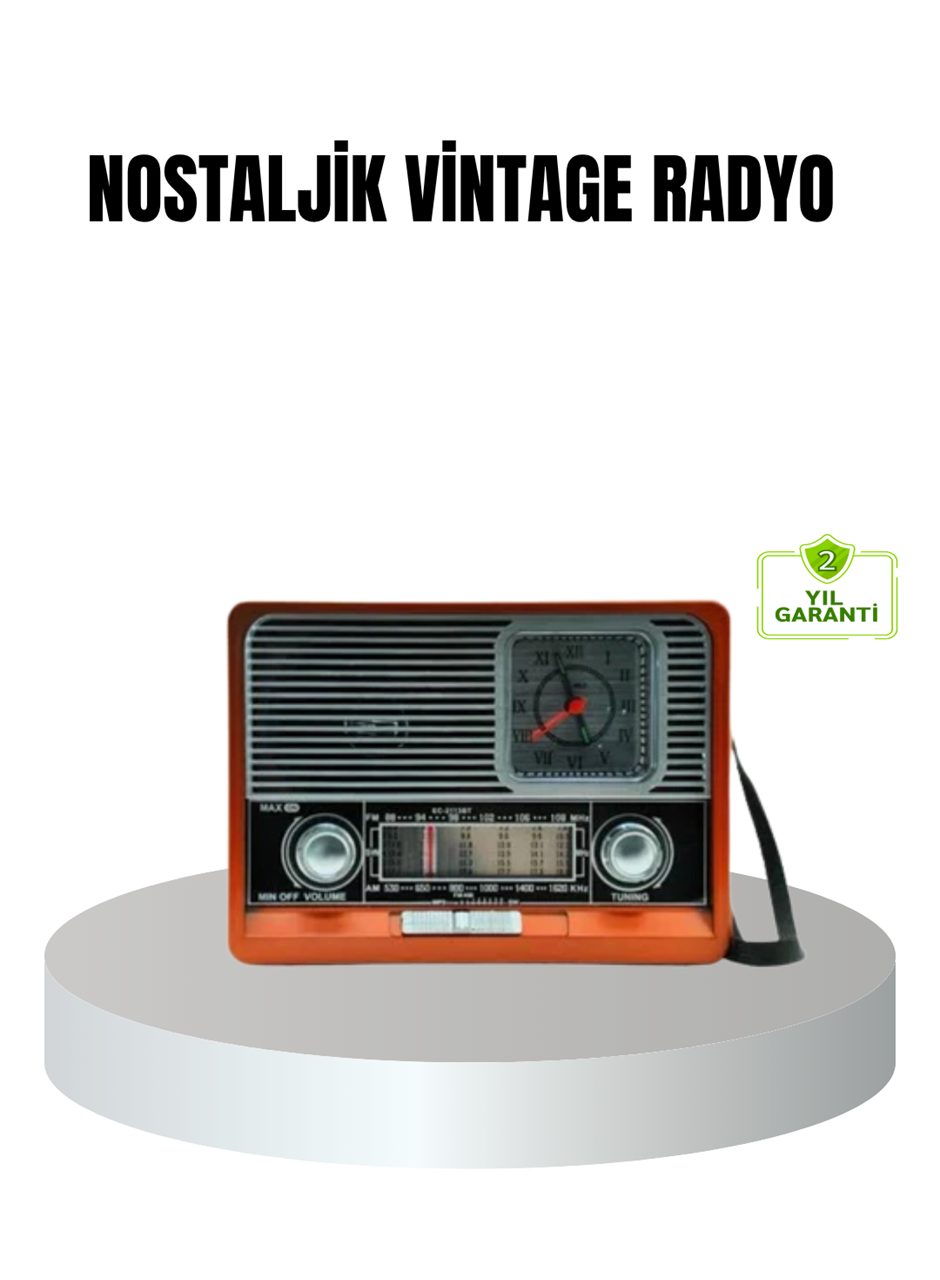 Vintage Radyo – Nostaljik Tasarım ve Modern Teknoloji Bir Arada