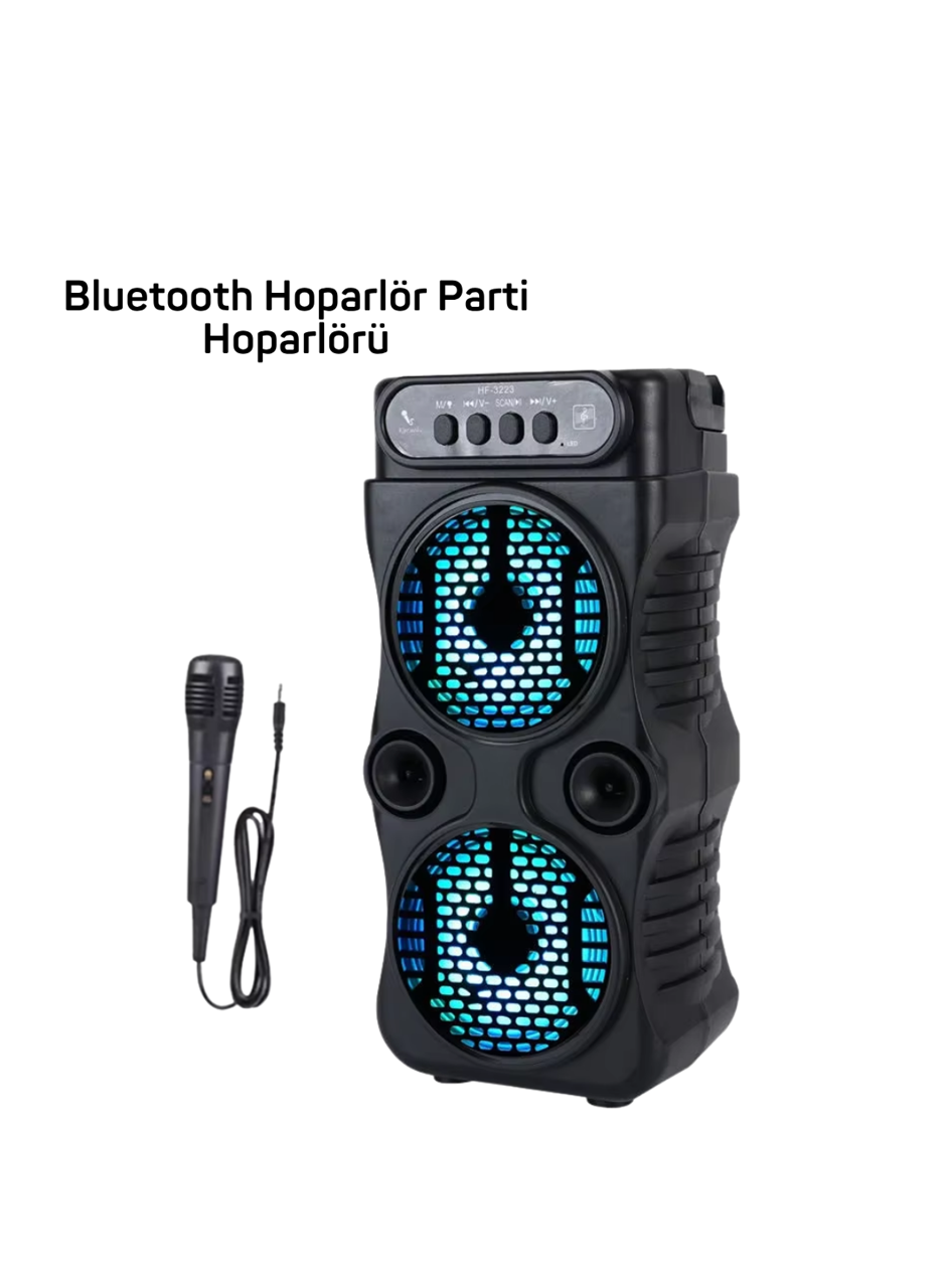 LED Parti Işıklı Bluetooth Hoparlör