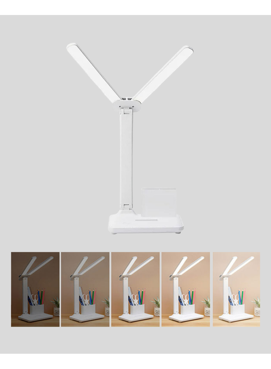 LED Işıklı Masa Lambası – Göz Yormayan, Kısılabilir ve Esnek Başlıklı