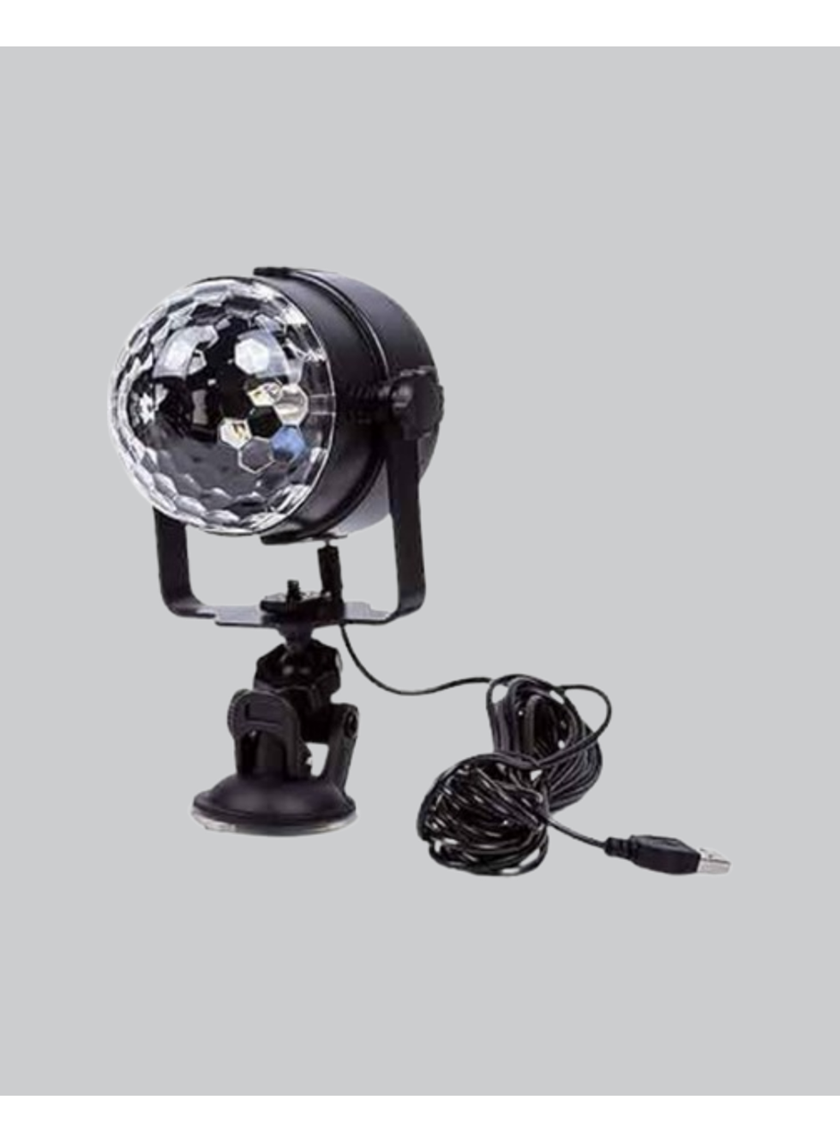 Ritme Duyarlı LED Disko Topu – Renkli Işık Gösterili Parti Lambası