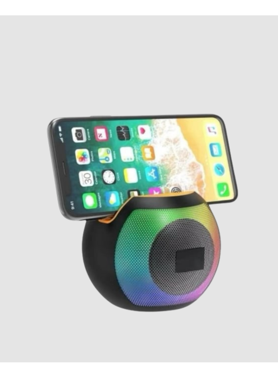 Bluetooth 5.0 Hoparlör – RGB Işıklı, Güçlü Bas ve 360° Surround Ses