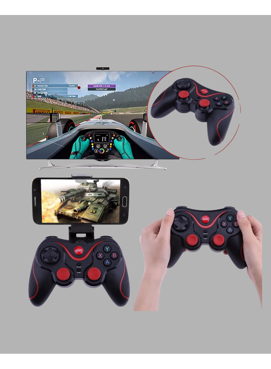 Kablosuz Bluetooth Oyun Kolu Mobil TV PC Uyumlu Ergonomik Tasarım