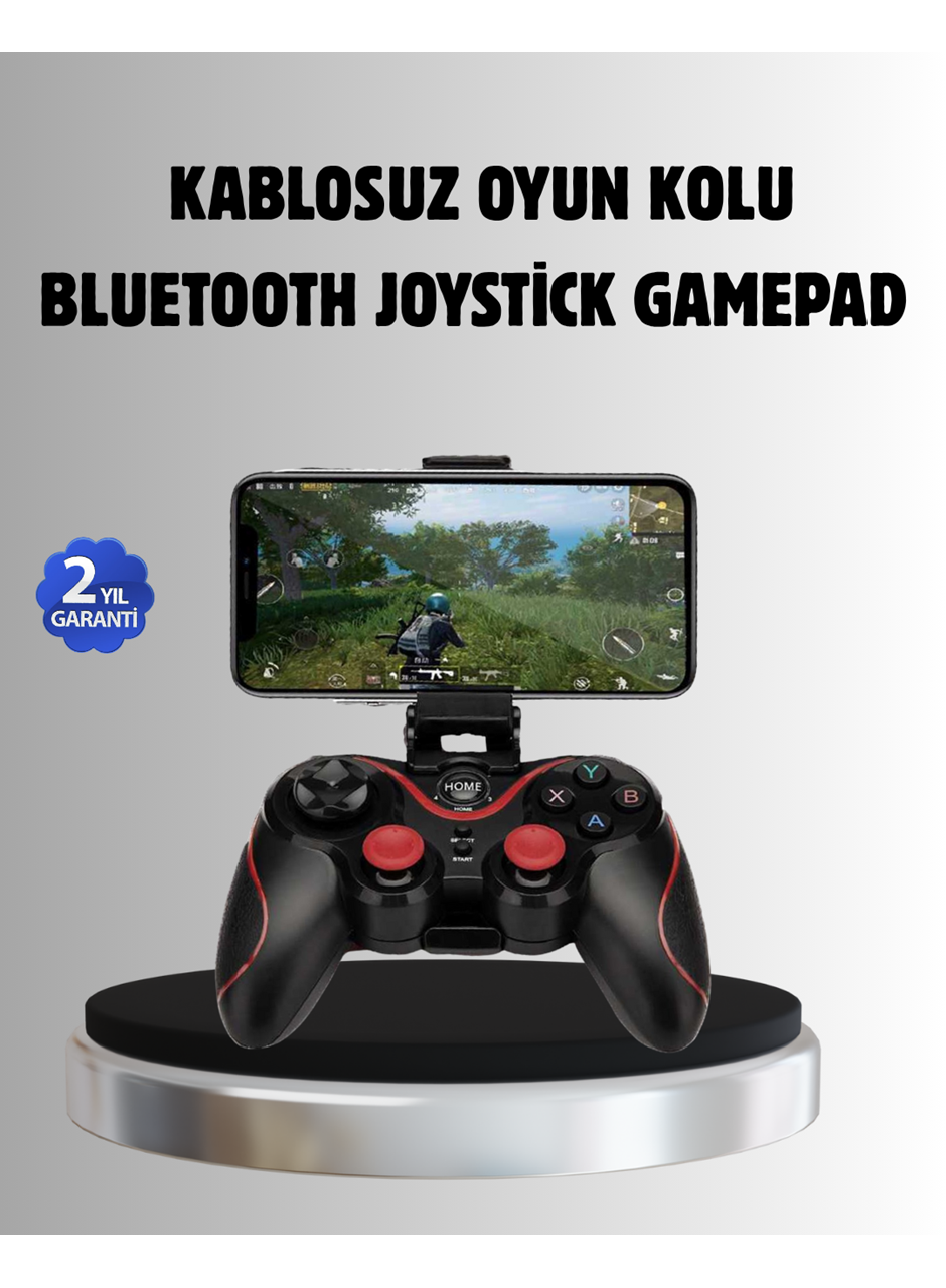 Bluetooth Kablosuz Gamepad TV PC Telefon Uyumluluğu Kolay Bağlantılı