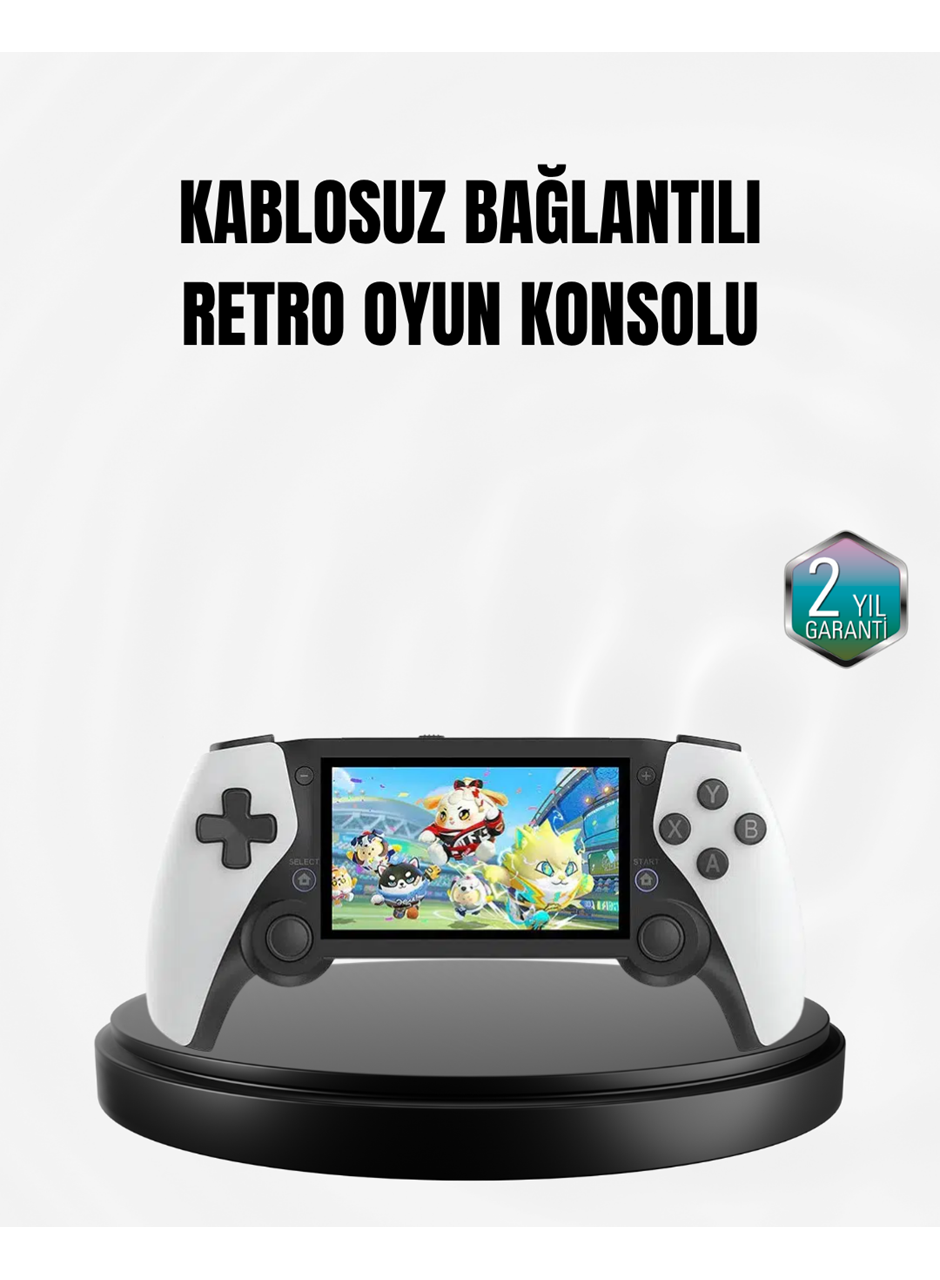 4.3 İnç Ekranlı Retro Oyun Konsolu – 64 GB Hafızalı, Şarjlı ve Multimedya Destekli
