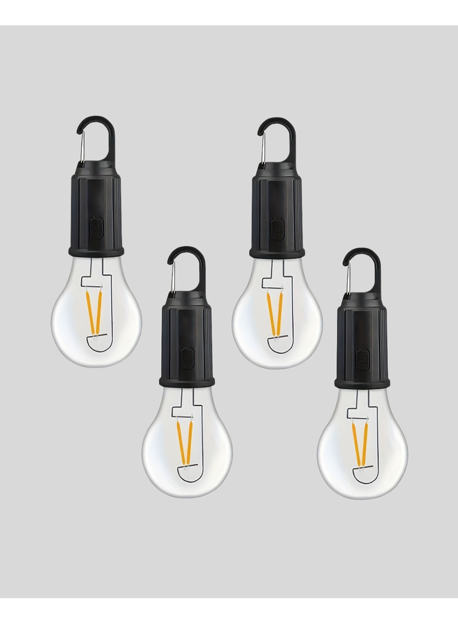 Taşınabilir Şarjlı LED Kamp Lambası – Type-C Girişli ve Kancalı Tasarım