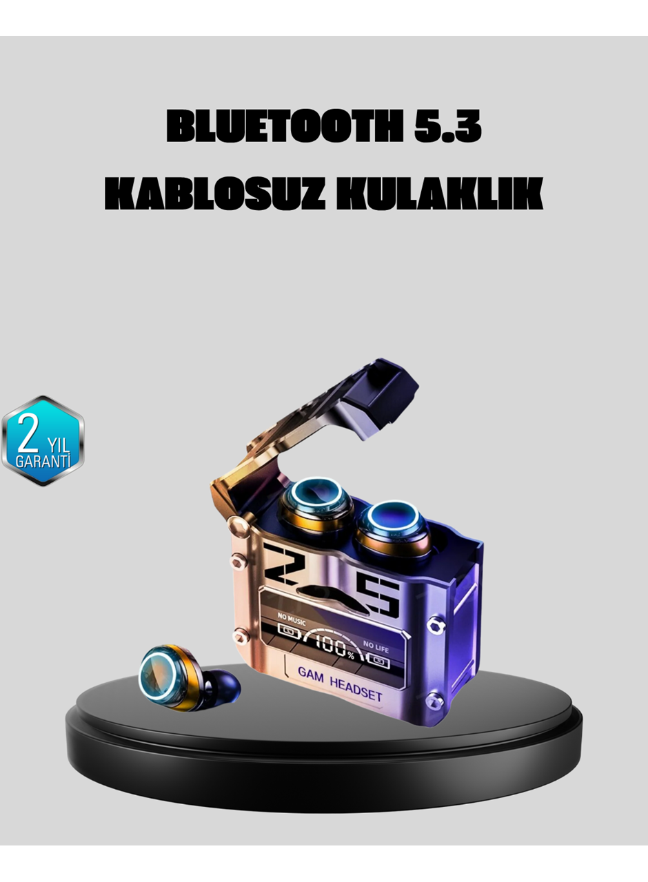 Bluetooth 5.3 Kablosuz Kulaklık – Ultra HD Ses Kalitesi, Gürültü Engelleme