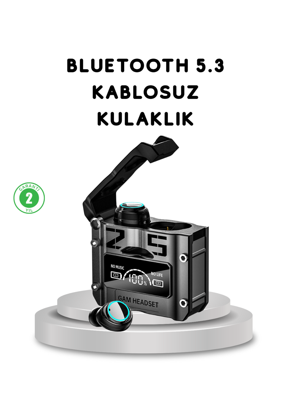 Kablosuz Bluetooth 5.3 Kulaklık – Aktif Gürültü Engelleme ve Gecikmesiz Oyun Modu