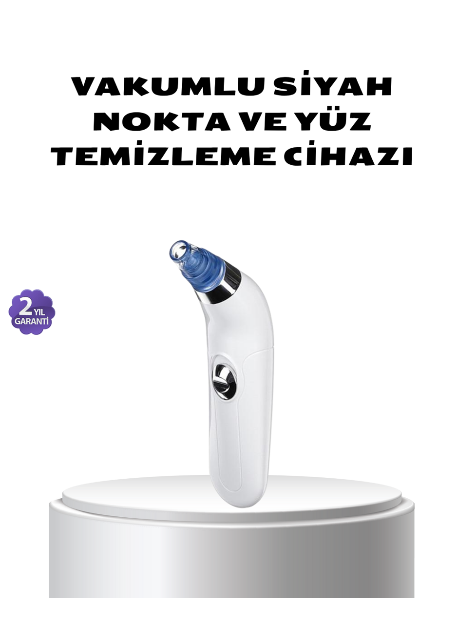Vakumlu Siyah Nokta Temizleme Cihazı – 5 Kademe Güç ve 4 Başlıklı Derin Cilt Bakımı - Lisinya