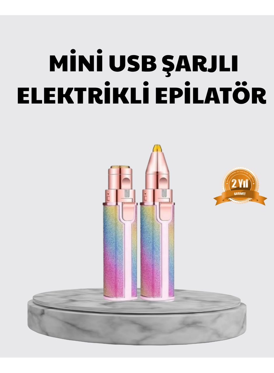Mini Yüz ve Kaş Epilatörü – 8000 RPM Güçlü Motor ve Paslanmaz Çelik Başlık