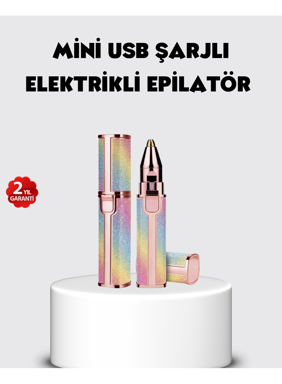 USB Şarjlı Kaş ve Yüz Tüy Alma Cihazı – Taşınabilir ve Acısız Kullanım