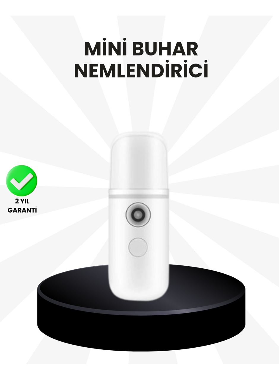 Kablosuz Şarjlı Mini Buhar Nemlendirici – Cilt ve Ortam İçin Taşınabilir Akıllı Cihaz