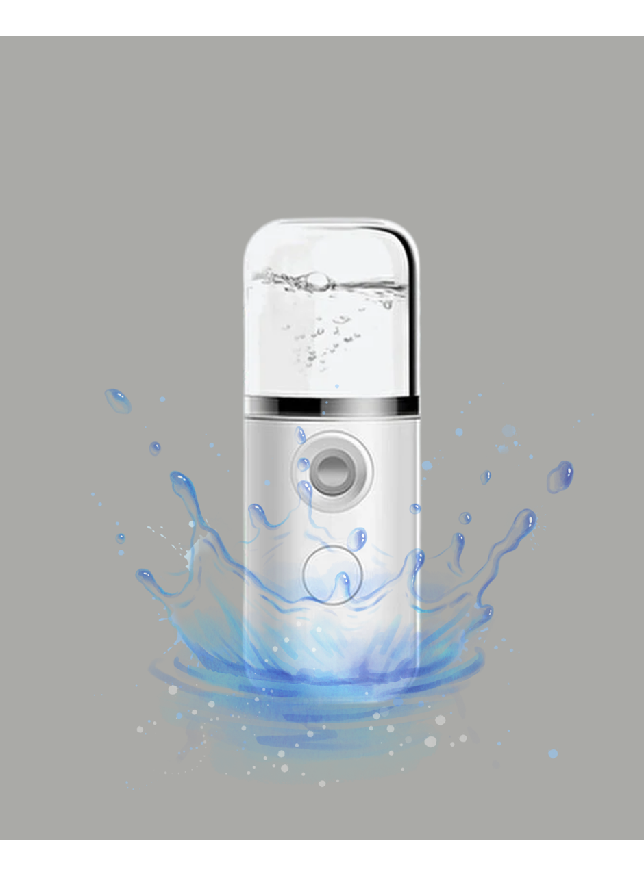 Kablosuz Şarjlı Mini Buhar Nemlendirici – Cilt ve Ortam İçin Taşınabilir Akıllı Cihaz