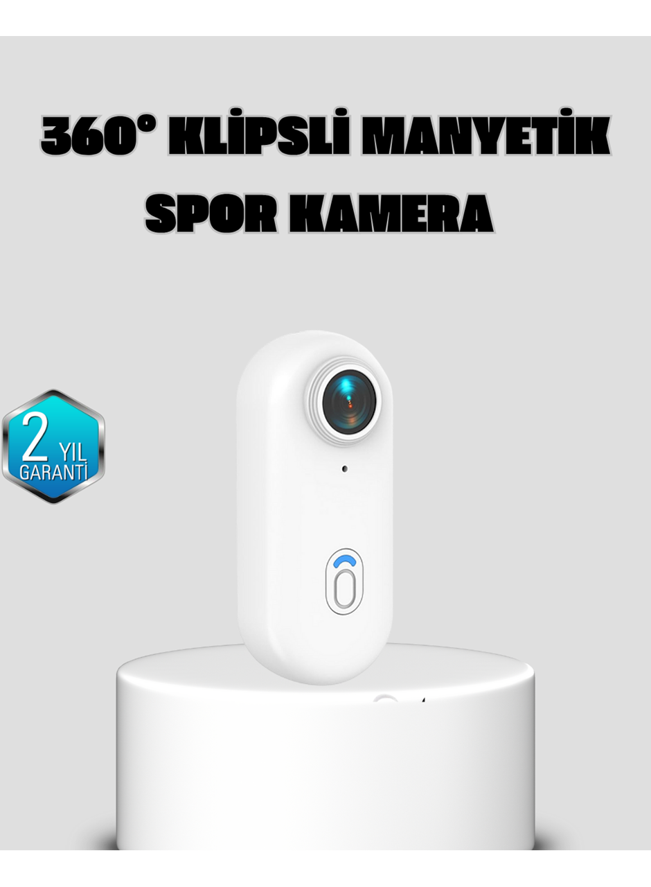 Kompakt 1080P Aksiyon Kamerası Suya Dayanıklı WiFi ve 120° Geniş Açı
