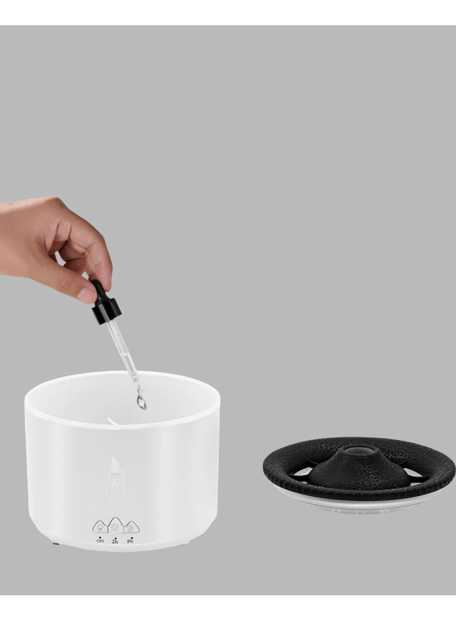 3D Alev Işıklı Aromaterapi Makinesi – 360 ml Su Kapasiteli Sessiz Difüzör