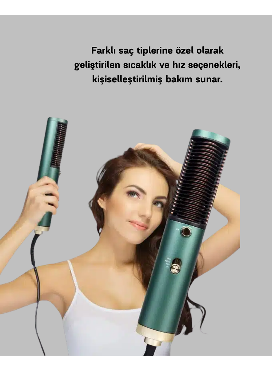 İyon Teknolojili Profesyonel Saç Kurutma ve Şekillendirme Makinesi 360° Dönebilen