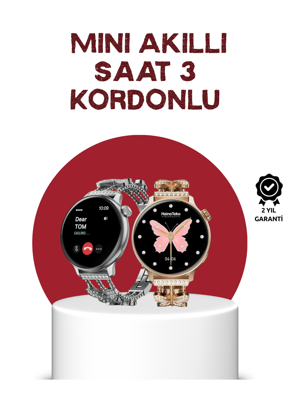 Akıllı Saat – Dokunmatik Ekran, Spor Modu ve Kalp Atış Sensörü