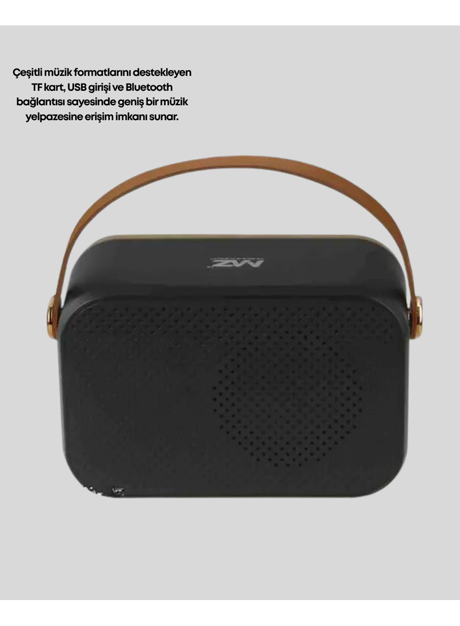 Bluetooth’lu Retro Radyo – FM Destekli Nostaljik Hoparlör