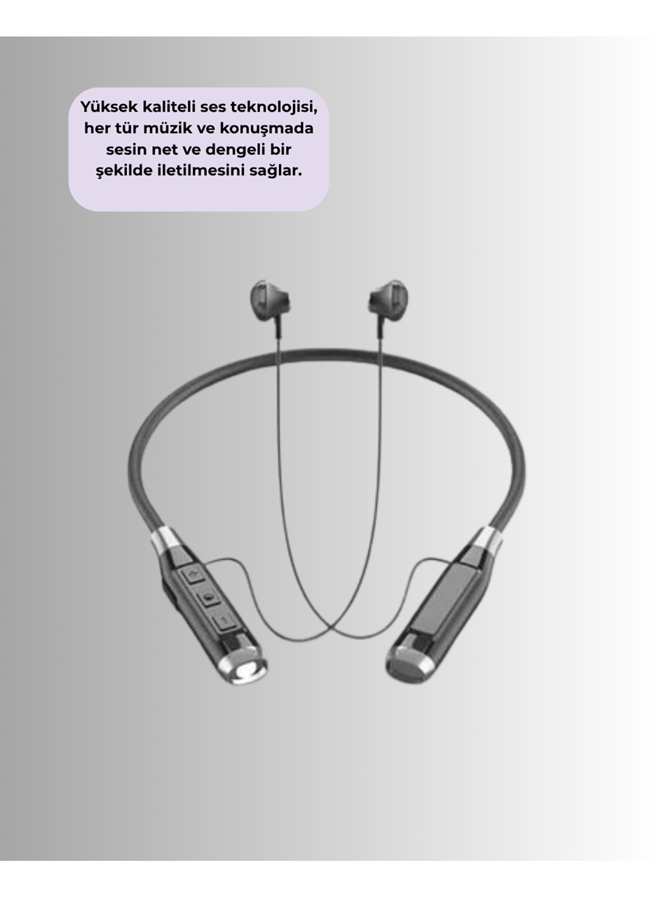 Kablosuz Bluetooth Kulaklık – Uzun Ömürlü Batarya, Ergonomik Tasarım, Gürültü Engelleyici