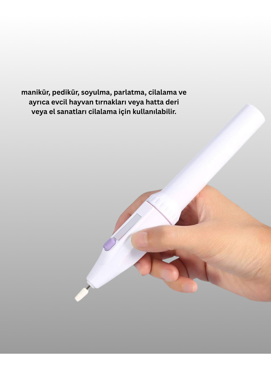 Profesyonel Elektrikli Tırnak Bakım Matkap Seti – Düşük Gürültü ve Taşınabilir Tasarım