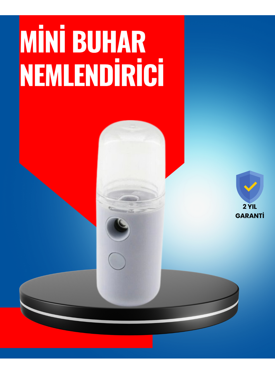 Mini Şarjlı Buhar Nemlendirici – Taşınabilir, Enerji Tasarruflu, Kablosuz Kullanım