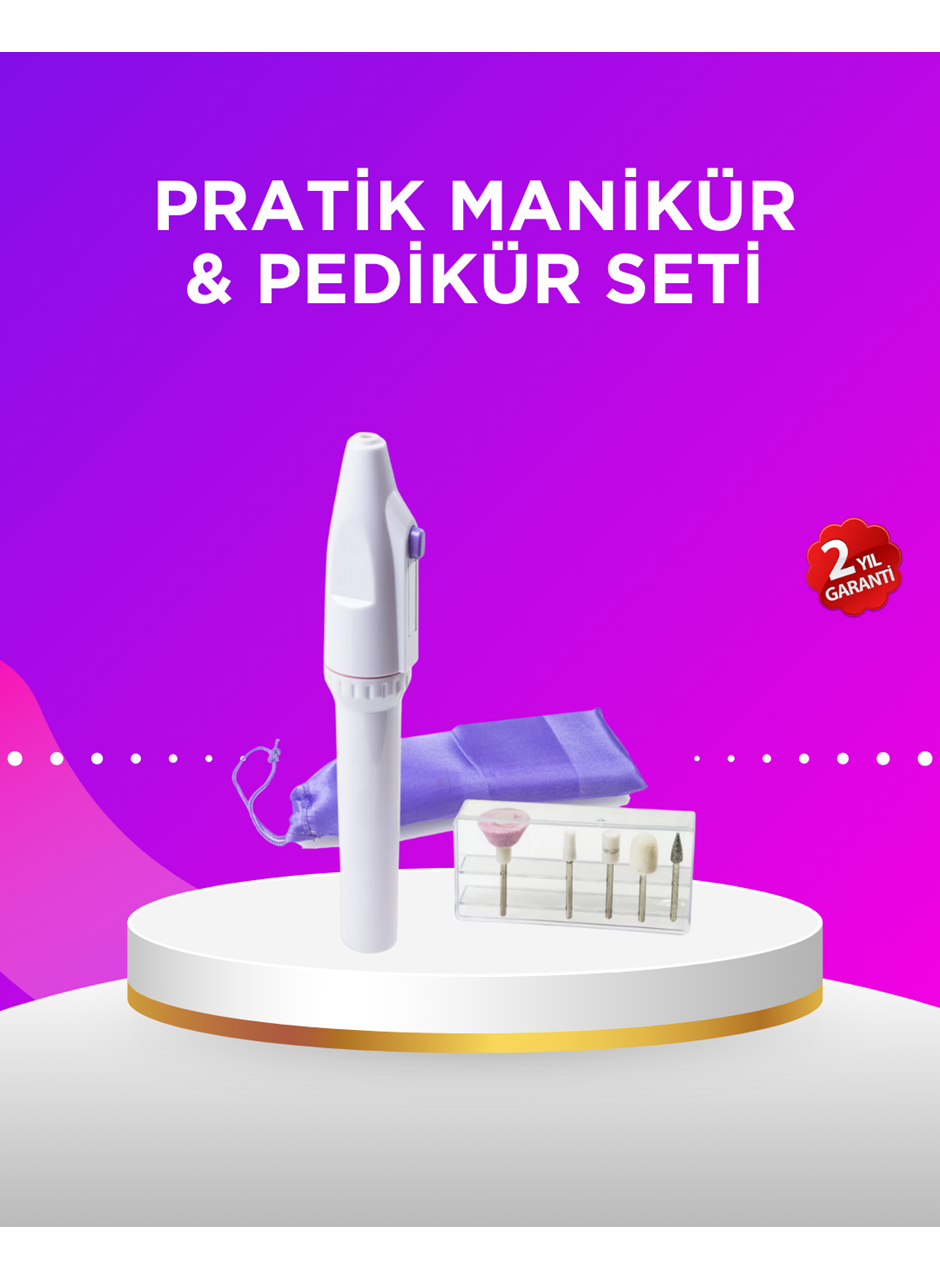 Elektrikli Manikür ve Pedikür Matkap Seti – Ayarlanabilir Hız, Ergonomik ve Sessiz