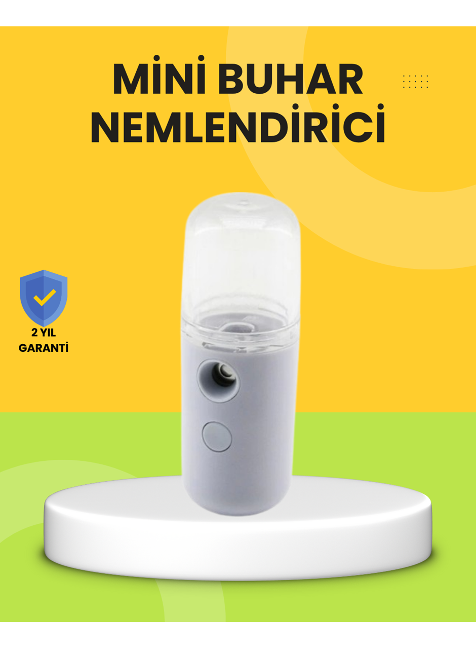 Kablosuz Şarjlı Buharlı Nemlendirici – Enerji Tasarruflu Taşınabilir Cilt Bakım Cihazı