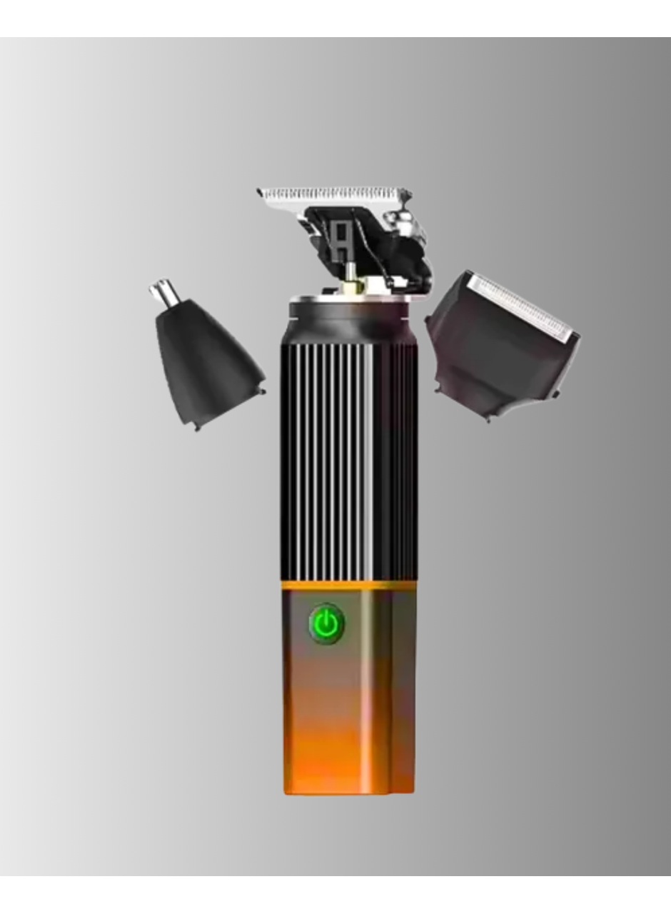 Erkekler İçin 3 in 1 Şarjlı Bakım Seti – 7300 RPM Güçlü Motor ve Sessiz Çalışma