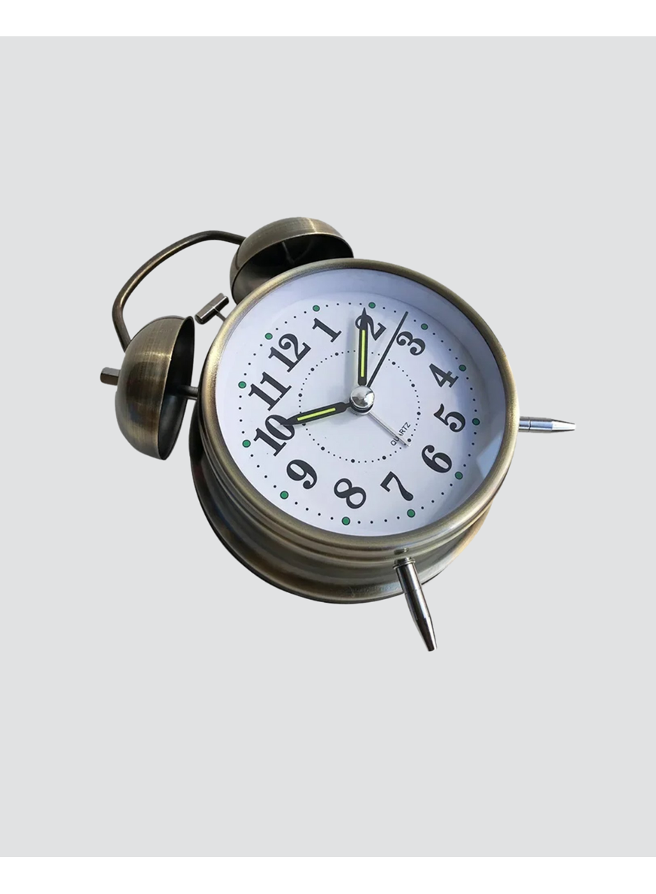 Bronz Metal Masa Saati