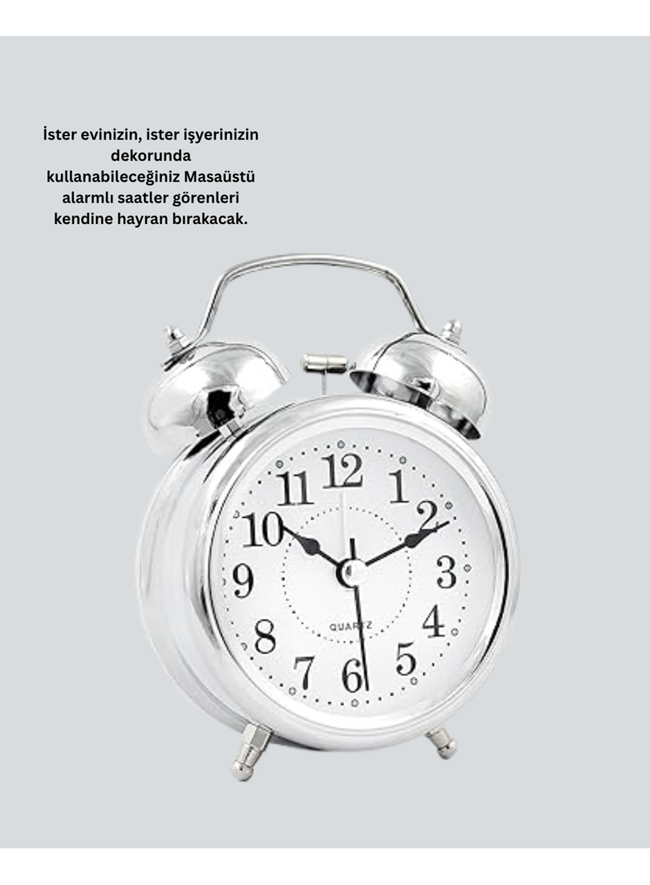 Dekoratif Gümüş Saat