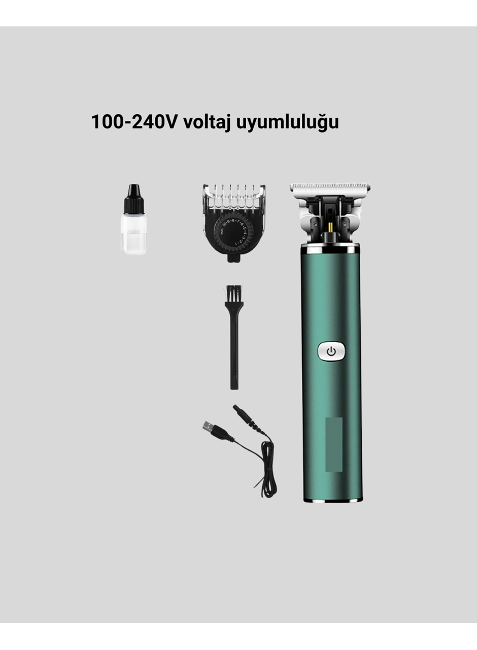 180 Dakika Kullanım Süreli Şarjlı Tıraş Makinesi – Hızlı Şarj, USB Girişli, Yüksek Kapasiteli