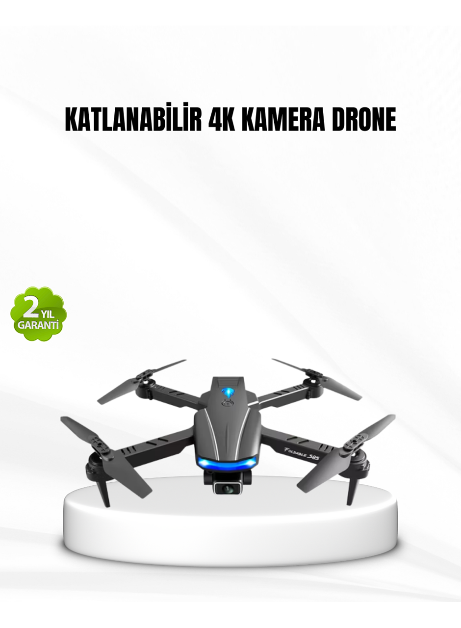 Wi-Fi Bağlantılı 4K Drone Katlanabilir ve 360° Takla Özellikli