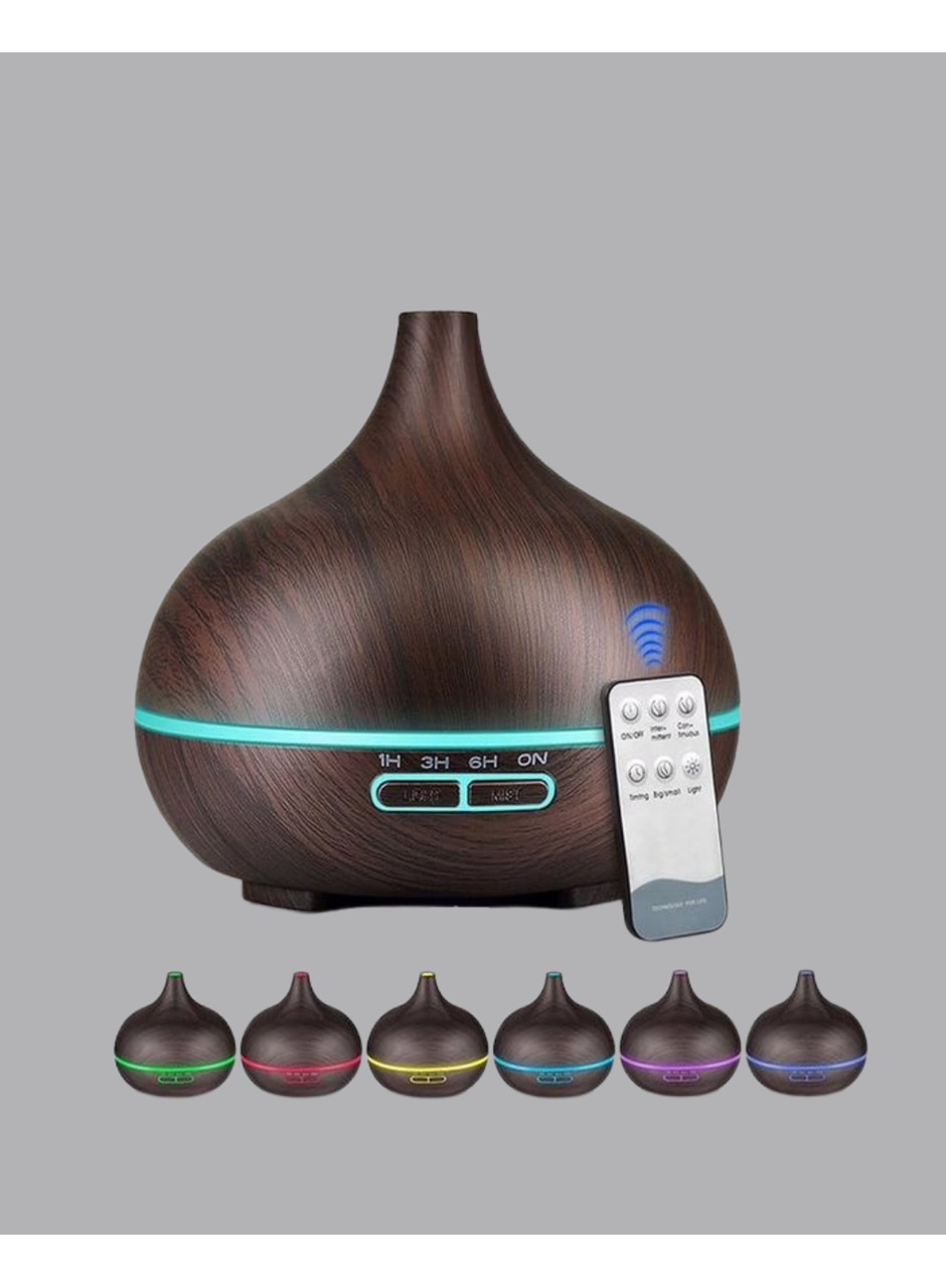 Aromaterapi Difüzörü 550 ml Ultrasonik Nemlendirici Otomatik Kapanma Özellikli