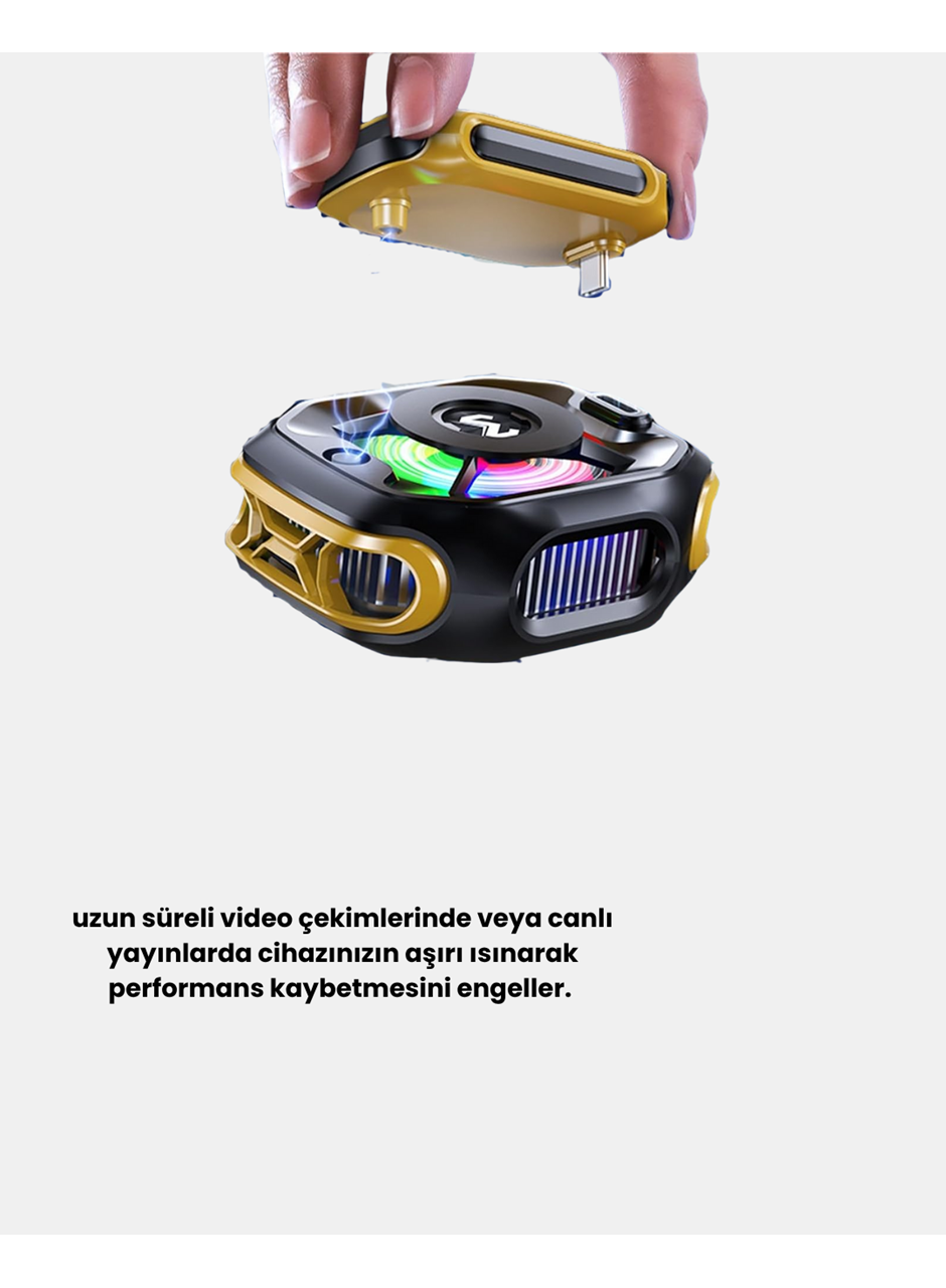 TEC Teknolojili Telefon Soğutucu Yüksek Verimli ve Oyun Odaklı