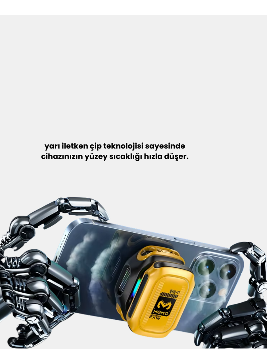 TEC Teknolojili Telefon Soğutucu Yüksek Verimli ve Oyun Odaklı